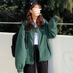 Load image into Gallery viewer, Zip-up Turn-down Collar Printed Hoodies
