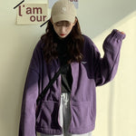 Load image into Gallery viewer, Zip-up Turn-down Collar Printed Hoodies
