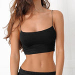Load image into Gallery viewer, Black Halter Tank Tops
