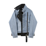 Load image into Gallery viewer, Denim Stitch Irregulal Jacket
