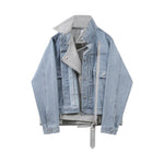 Load image into Gallery viewer, Denim Stitch Irregulal Jacket
