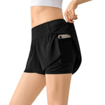 Load image into Gallery viewer, 2 In 1 Shorts Elastic Waist
