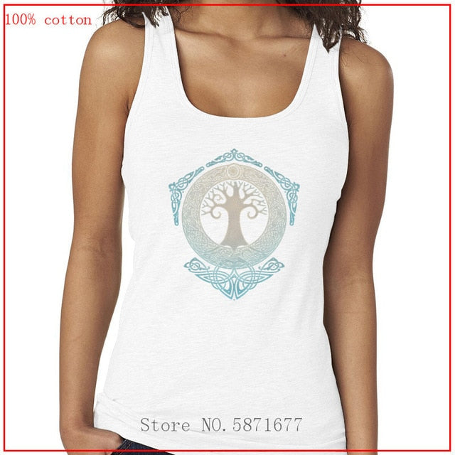 TREE OF LIFE viking tank tops