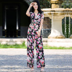 Load image into Gallery viewer, Chiffon V-neck Rompers
