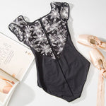 Load image into Gallery viewer, Black Aerobics Leotard
